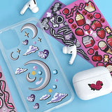 Wrapables Colorful Decorative Stickers for Scrapbooking, DIY Crafts, Stationery, Diary