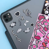 Wrapables Colorful Decorative Stickers for Scrapbooking, DIY Crafts, Stationery, Diary