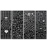 Wrapables Colorful Decorative Stickers for Scrapbooking, DIY Crafts, Stationery, Diary