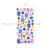 Wrapables Colorful Decorative Stickers for Scrapbooking, DIY Crafts, Stationery, Diary