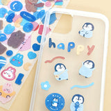 Wrapables Colorful Decorative Stickers for Scrapbooking, DIY Crafts, Stationery, Diary