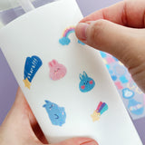Wrapables Colorful Decorative Stickers for Scrapbooking, DIY Crafts, Stationery, Diary