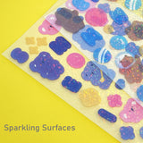 Wrapables Colorful Decorative Stickers for Scrapbooking, DIY Crafts, Stationery, Diary