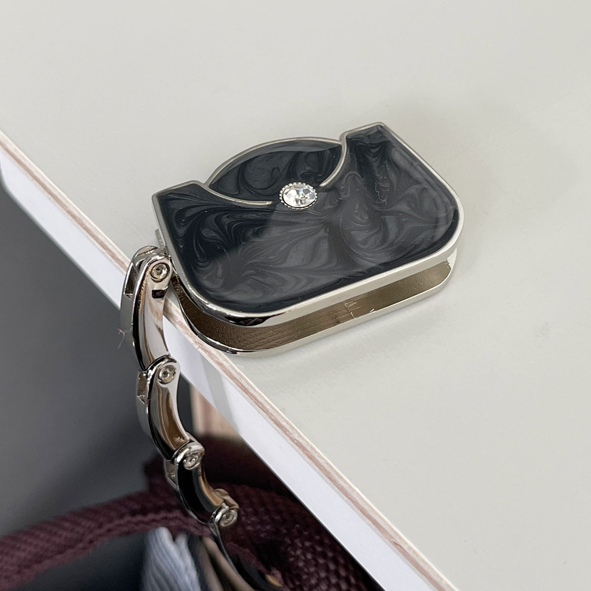 Table Hanger Hook Folding Purse Shoulder Bag Handbag Holder Butterfly  Chafer | eBay