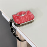 Wrapables Stylish Purse Hook Hanger, Foldable Handbag Table Hanger