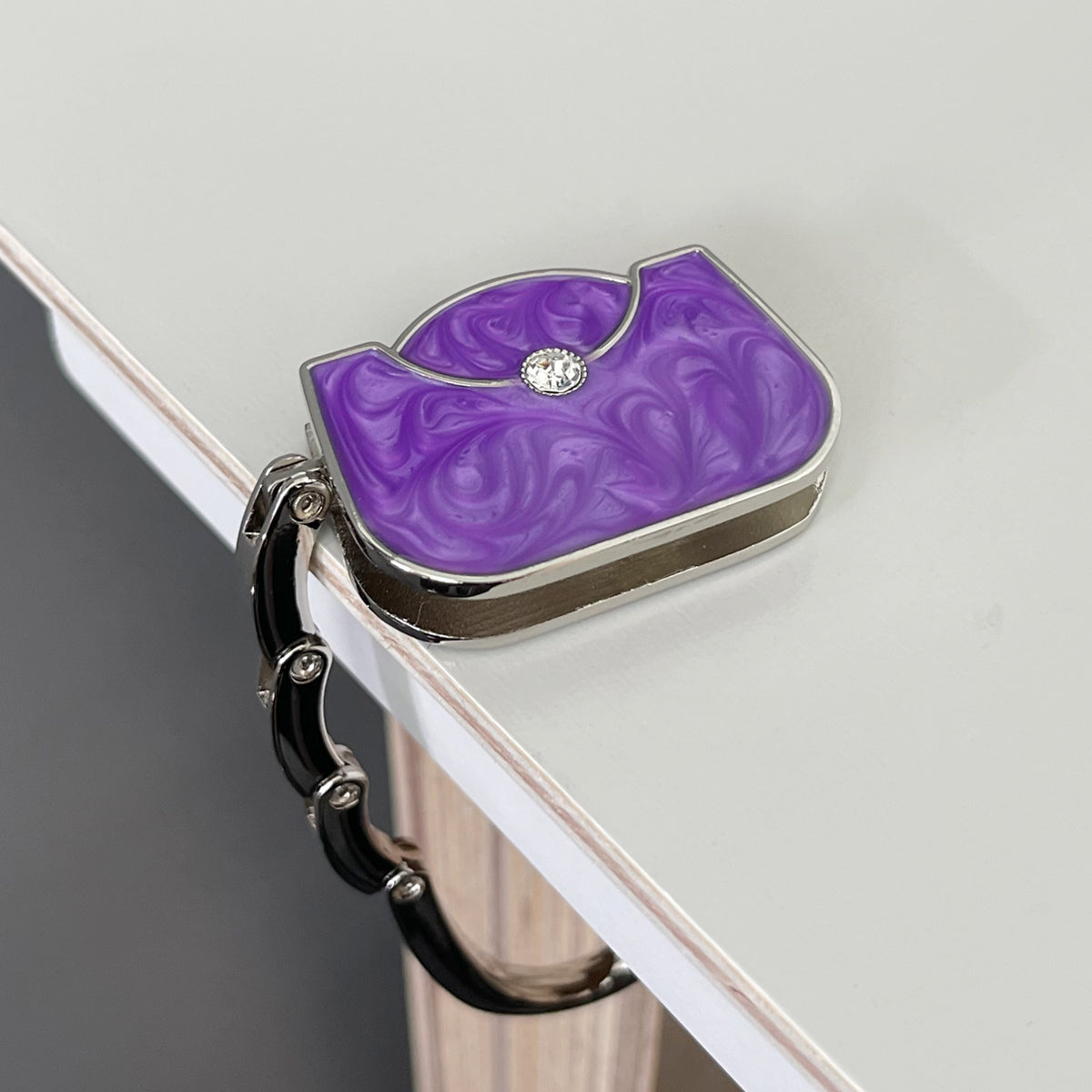 Portable Foldable Bag Hook Hanger Purse Handbag Holders Creative Table Hook  Women Handbag Multi-Purpose Hooks Storage Organizer