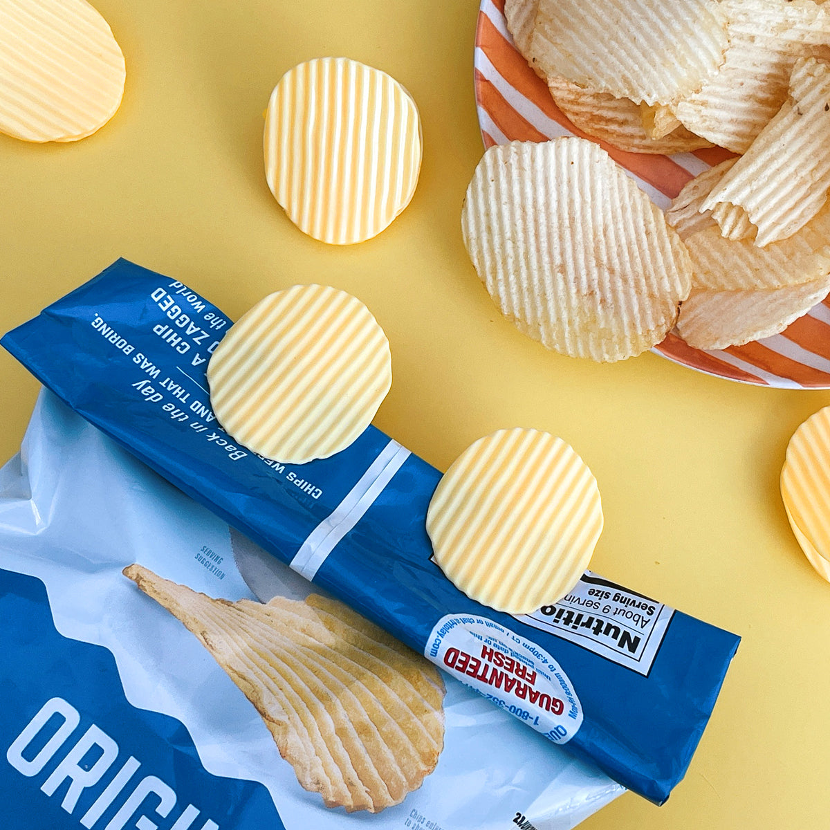 Wrapables Potato Chip Clip, Fresh Foods Snack Bag Closure Clip (Set of 10)