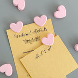 Wrapables Decorative Photo Heart Clips for Photos, Memos, Notes and Papers (Set of 20)