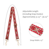 Wrapables Wide Adjustable Crossbody Handbag Strap, Women's Replacement Bag Strap for Purses