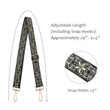 Wrapables Wide Adjustable Crossbody Handbag Strap, Women's Replacement Bag Strap for Purses