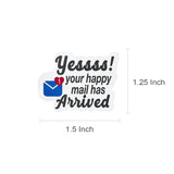 Wrapables Yessss! Your Happy Mail Has  Sticker Roll (500pcs)