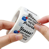 Wrapables Yessss! Your Happy Mail Has  Sticker Roll (500pcs)