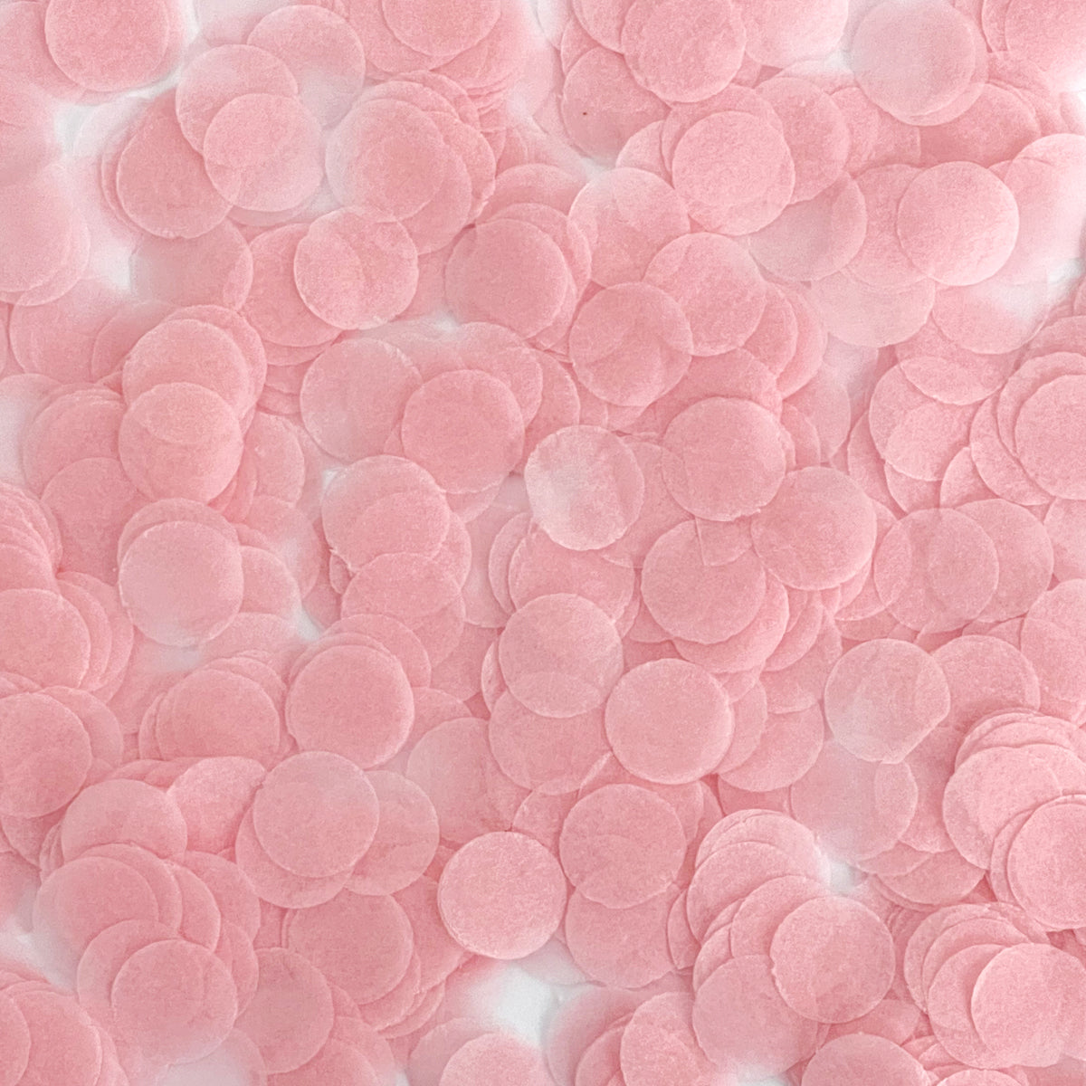 Wrapables Round Tissue Paper Confetti 0.5" Circle Confetti, Pink
