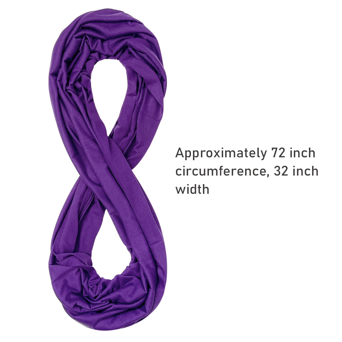 Wrapables Soft Jersey Knit Infinity Scarf