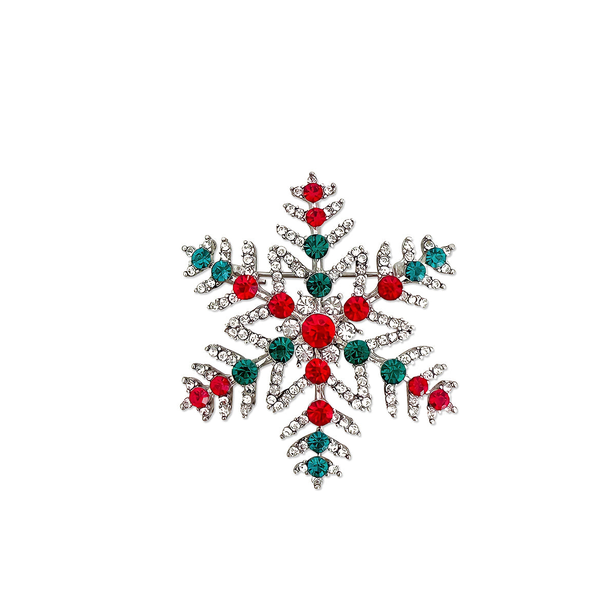 Wrapables Christmas Crystal Rhinestone Brooch Pin