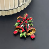 Wrapables Christmas Crystal Rhinestone Brooch Pin
