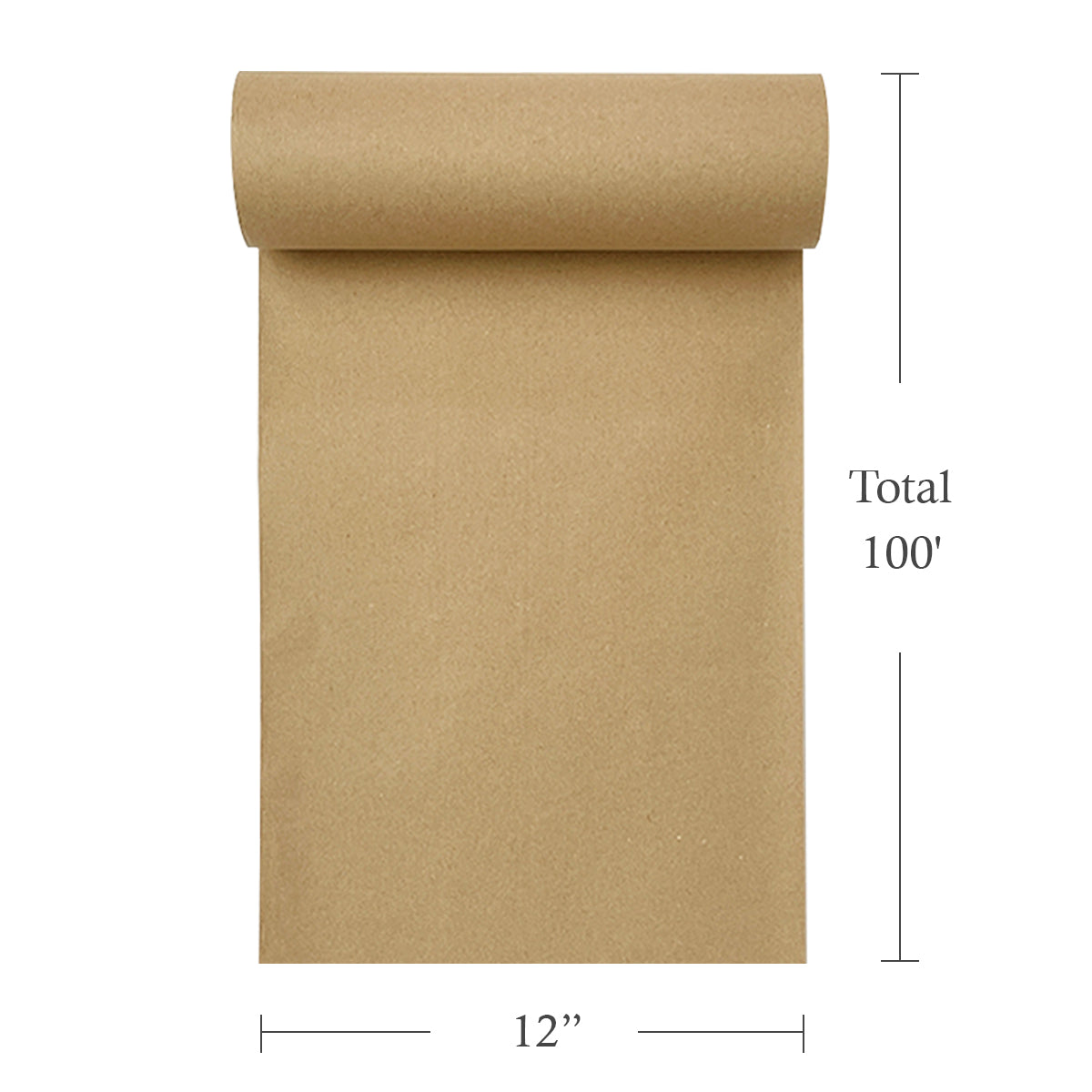 Wrapping Paper, Kraft Paper Roll for Gift Wrapping, Moving