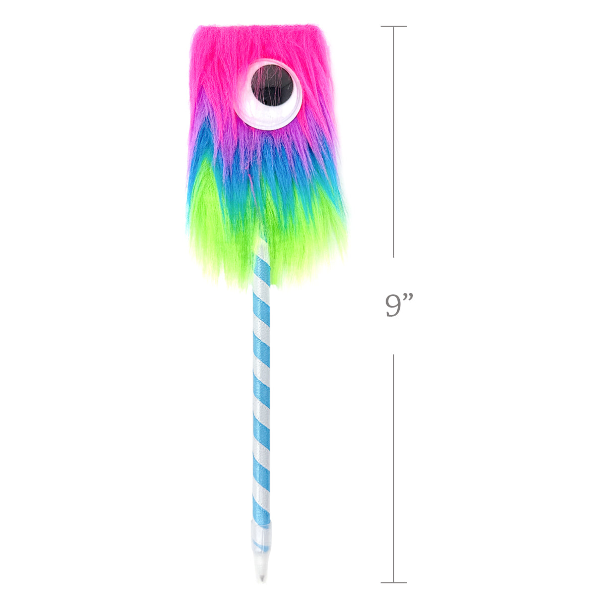 Wrapables Fluffy Rainbow Monster Pens (Set of 5)