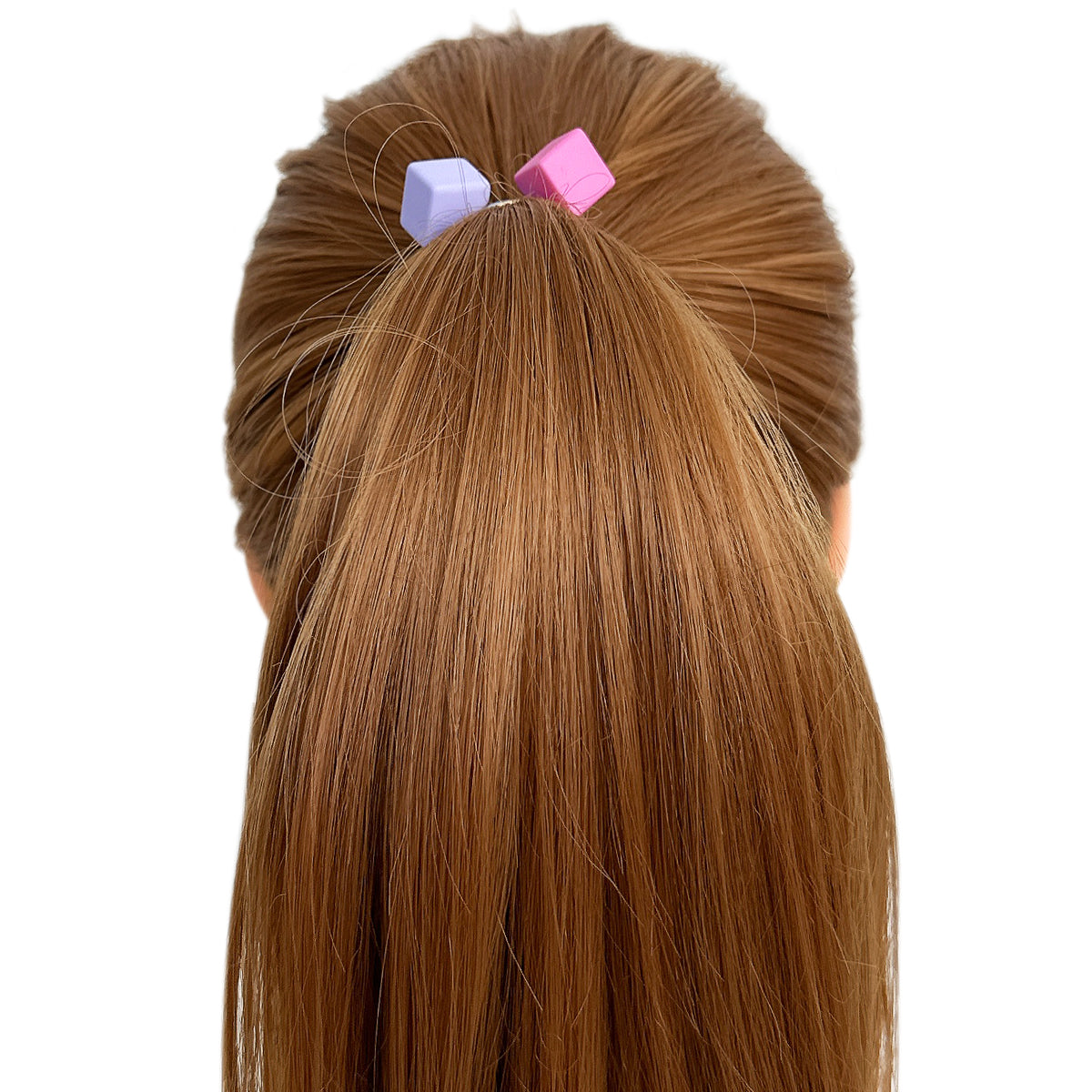 Exquisite Sparkling Acrylic Cube Hair Rope Hair Tie Cute Hair