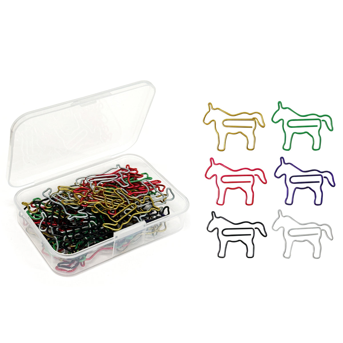 Wrapables Paper Clips Bookmarks for Office Home School (Set of 50)