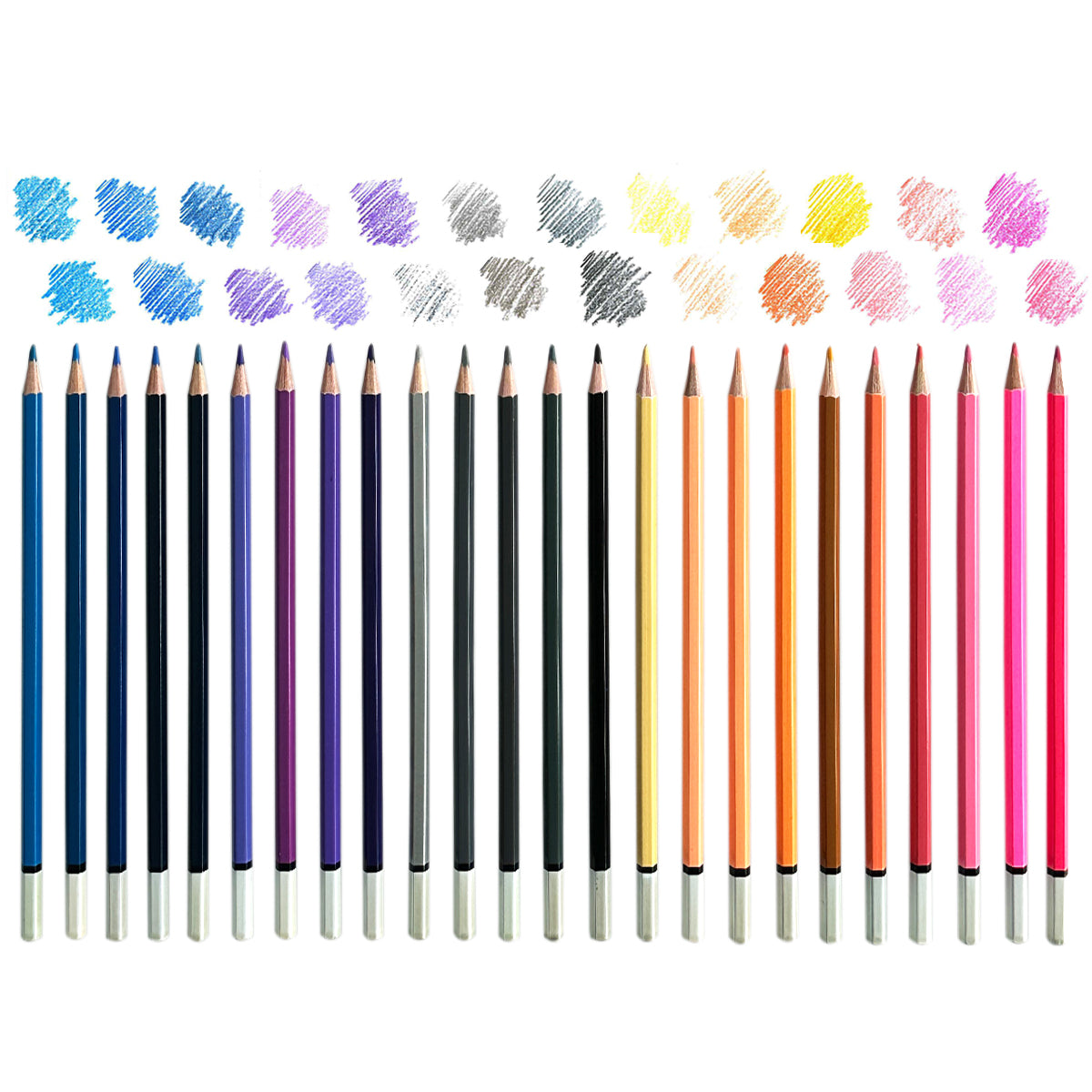 Wrapables Premium Colored Pencils for Artists, Soft Core Oil Based Pencils for Sketching and Drawing