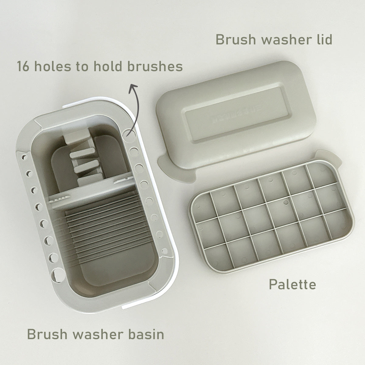 CollapsiBowl™ - Portable Paint Pallet, Brush Cleaner and Organizer