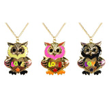 Wrapables Big Love Owl Necklace