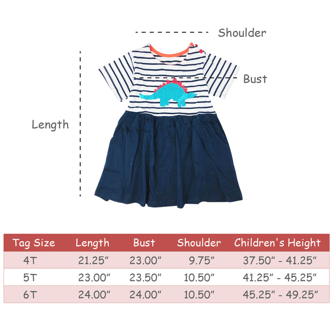 Wrapables Girls Casual Summer Dress with Sequins