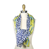 Wrapables Leopard and Chain Print Scarf